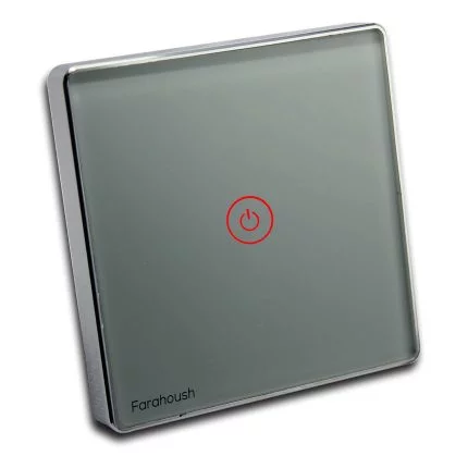 کلید تک پل نقره ای هوشمند فراهوش