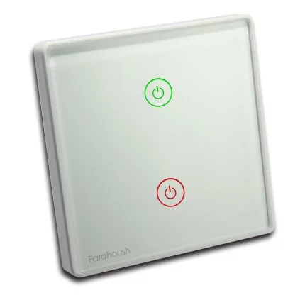 کلید دو پل فراهوش رنگ سفید