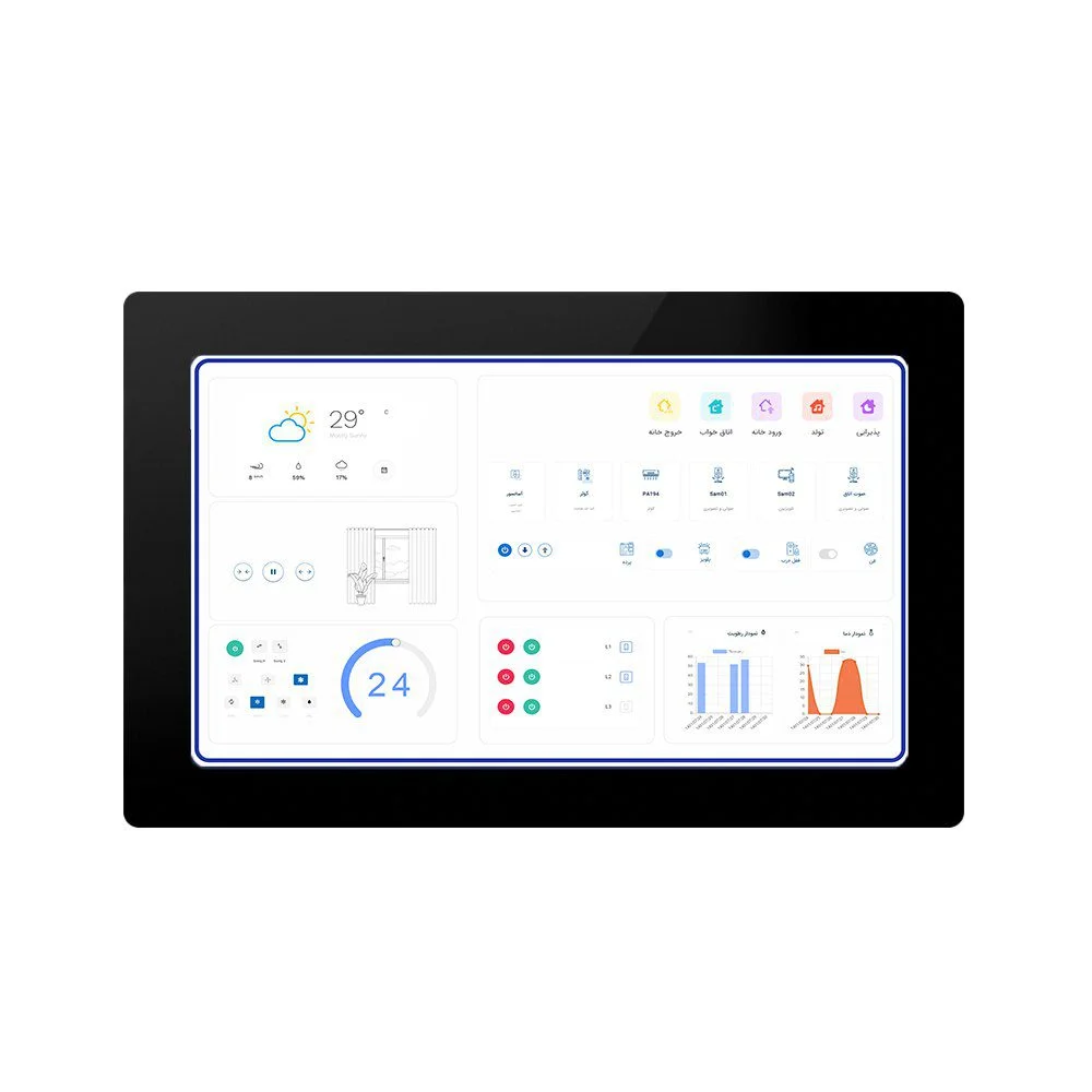 تاچ پنل صفحه سفید هوشمند