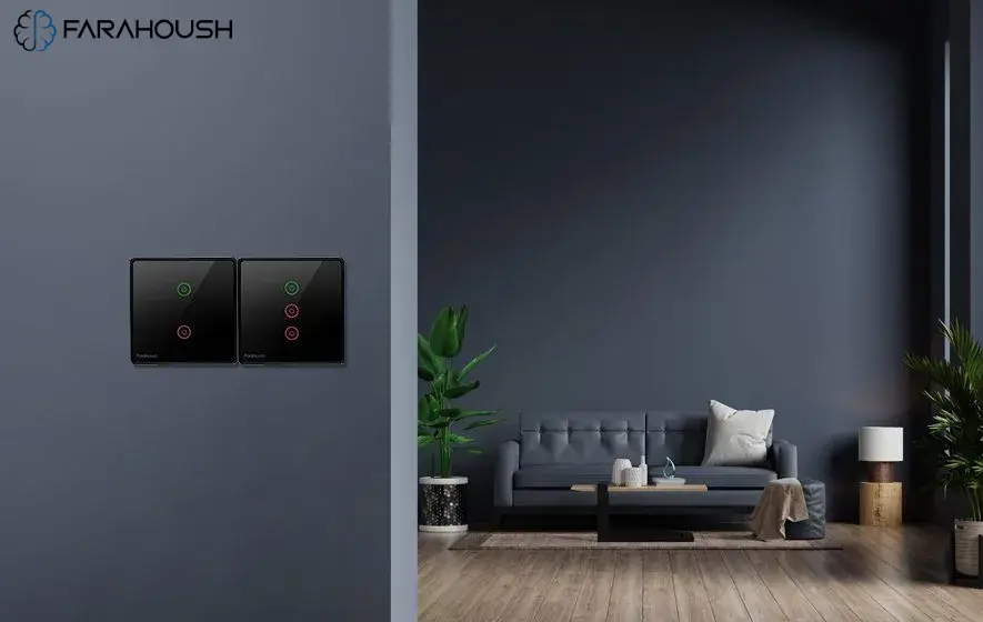 کلید و پریز هوشمند لمسی